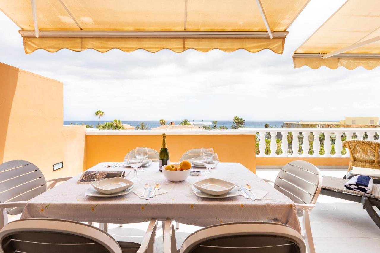Exclusive Penthouse Playa Las Vistas 4 Close To The Sea And Beach, Aircondition For A Fee, Wifi, Terrace, Heated Pool Playa de las Americas  Exterior photo
