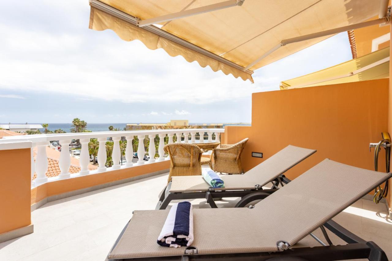 Exclusive Penthouse Playa Las Vistas 4 Close To The Sea And Beach, Aircondition For A Fee, Wifi, Terrace, Heated Pool Playa de las Americas  Exterior photo