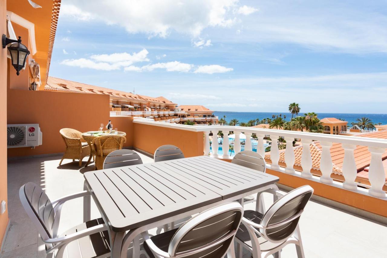 Exclusive Penthouse Playa Las Vistas 4 Close To The Sea And Beach, Aircondition For A Fee, Wifi, Terrace, Heated Pool Playa de las Americas  Exterior photo